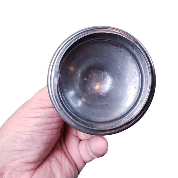 Antique Silverplate Etched Spooner Sugar Creamer 4pc Set Engraved Vintage Decor - Picture 5 of 16